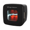 Retro 12 Can Mini Beverage/Skincare Cooler, EFMIS351, Black