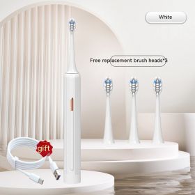 Magnetic Suspension Electric Toothbrush USB Charging Level 7 Waterproof Super (color: White)