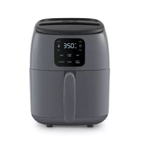 2.6qt Express Digital Tasti-Crisp Nonstick Air Fryer (color: gray)