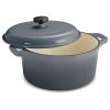 Quart Enameled Round Cast Iron Dutch Oven