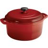 Quart Enameled Round Cast Iron Dutch Oven